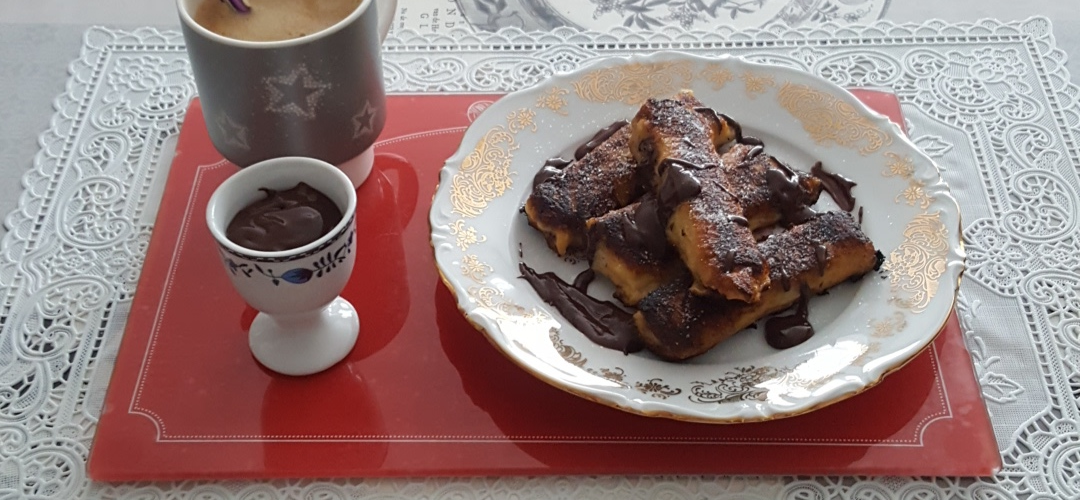 Pain perdu au chocolat de Lylou
