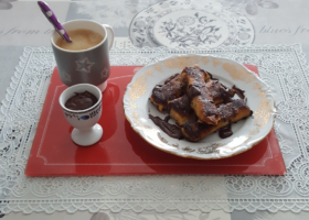 Pain perdu au chocolat de Lylou