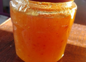 Confiture de mangue et ananas de Sandrine