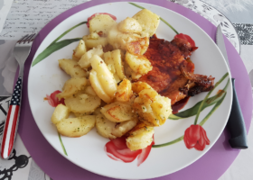 Côtes de porc sauce miel et curry