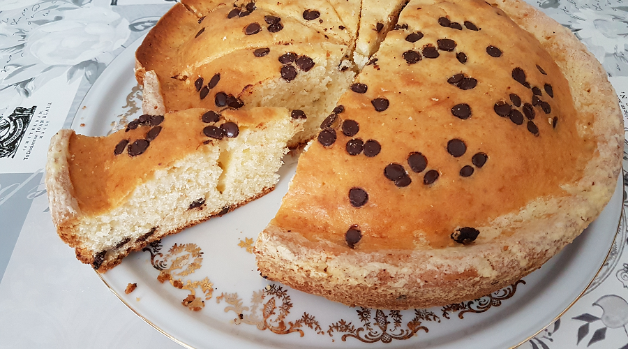 Gâteau verre de lait