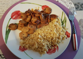 Boudin blanc au miel de sapin