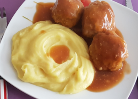 Boulettes de viande au fromage et aux lardons