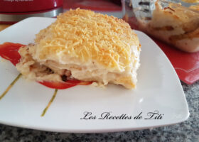Gratin de crêpes au thon à la béchamel