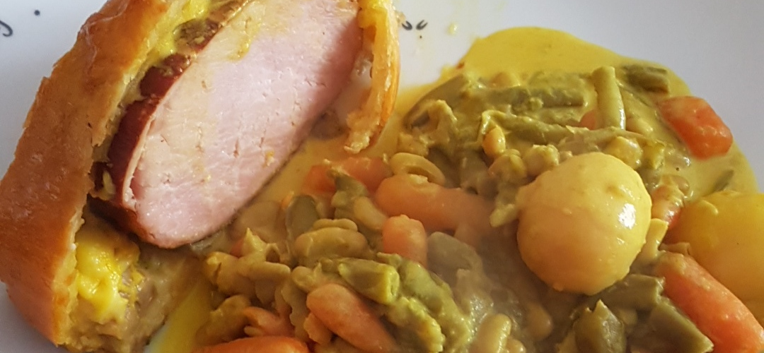 Rôti de porc en croûte