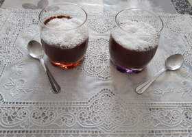 Mousse de chocolat au mascarpone et coco