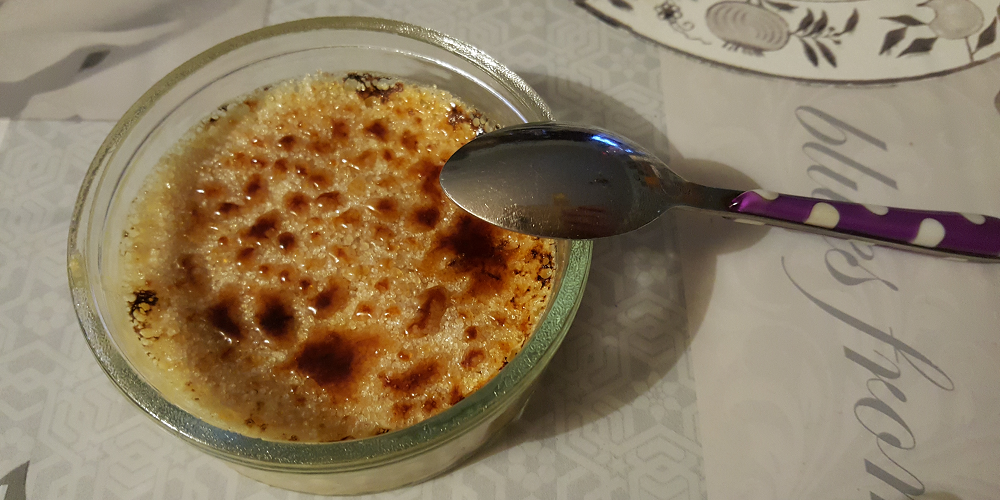 Crème brûlée maison