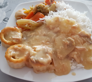 Vol au vent à la poule par "Les Recettes de Titi"