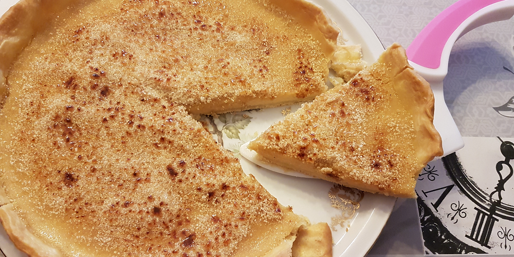 Tarte crème brûlée « Hervé Cuisine »