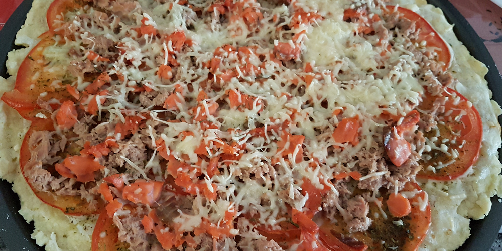 Tarte tomates thon et saumon fumé