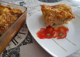 Omelette aux pommes de terre gratinée