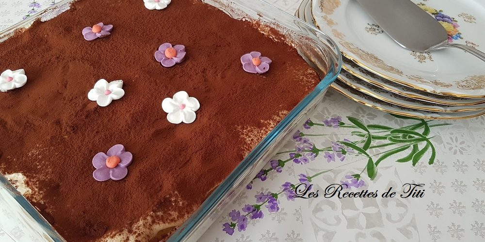 Tiramisu à ma façon