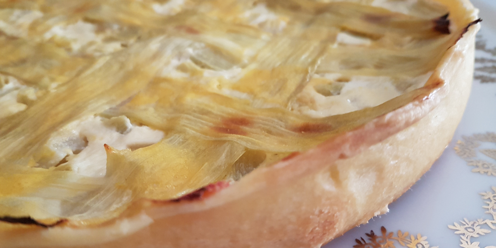 Ma tarte à la rhubarbe