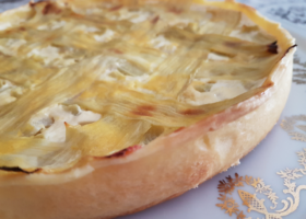 Ma tarte à la rhubarbe