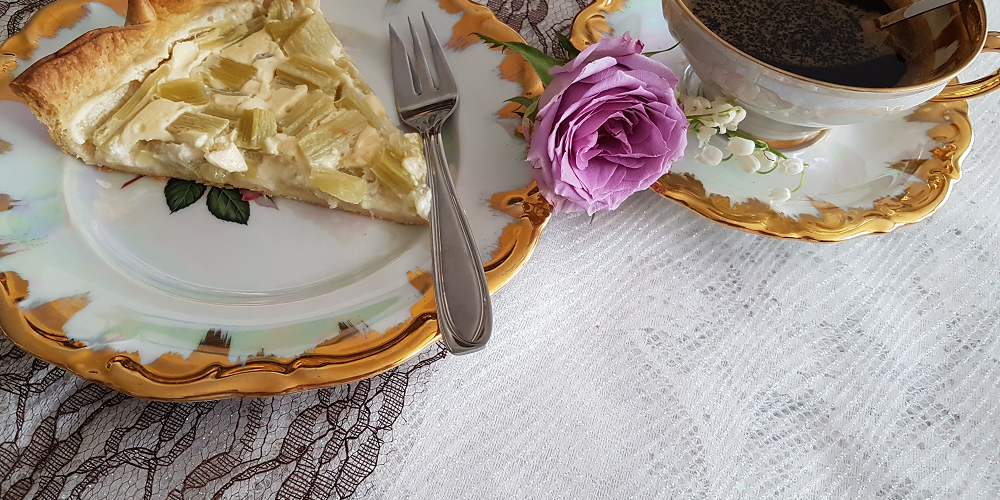 Tarte à la rhubarbe de Maman