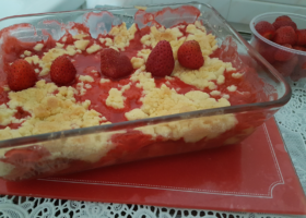 Crumble aux fraises Pâtisseriebeau&bon
