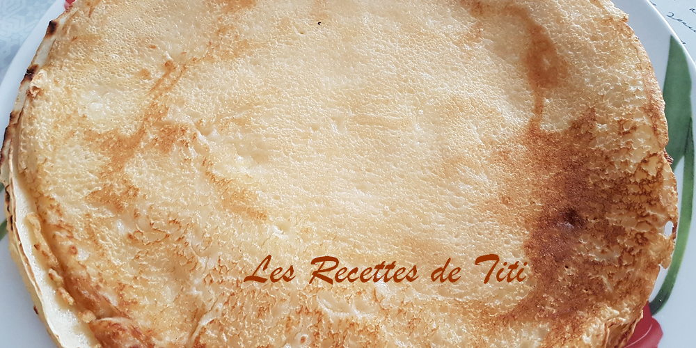 Crêpes sans œufs (sucrées ou salées)