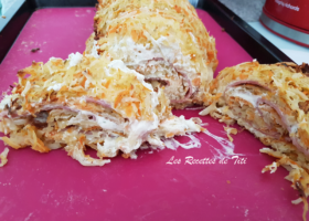 Roulé de pommes de terre au chèvre