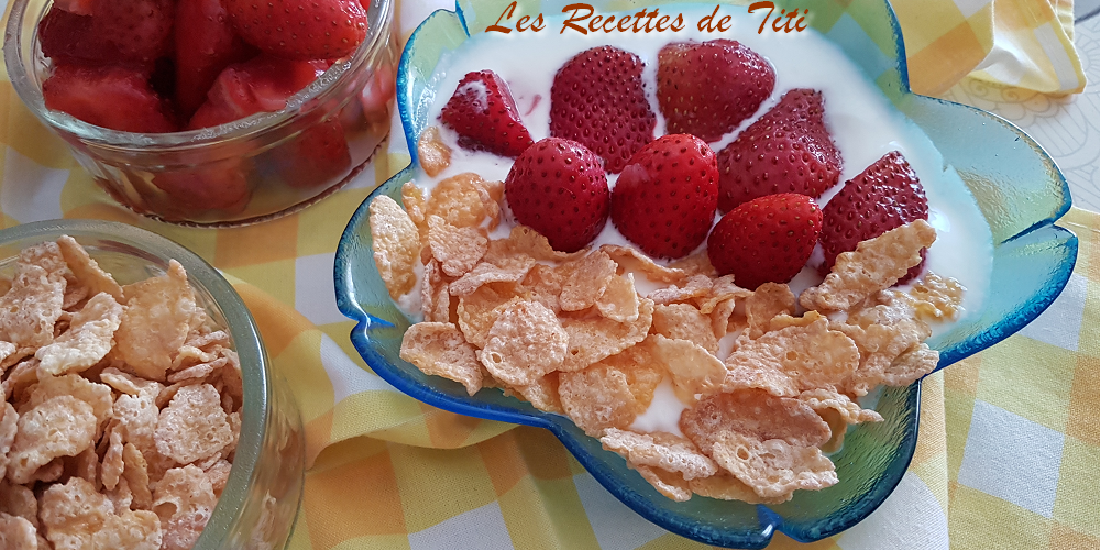 Encas aux fraises