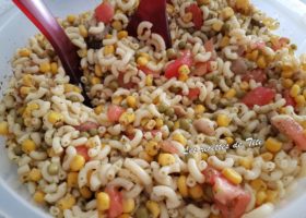 Salade de coquillettes aux légumes
