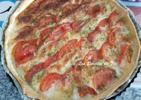 Tarte tomates et mozzarella