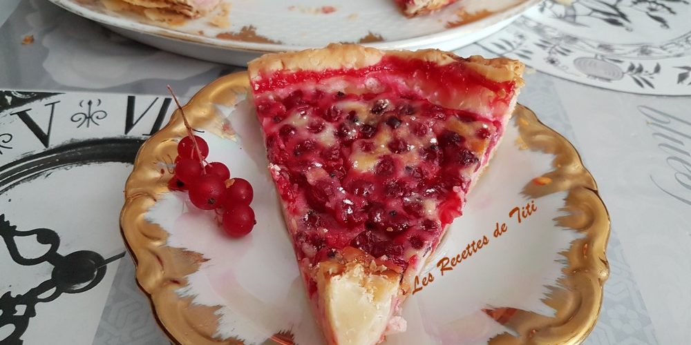 Tarte aux groseilles.