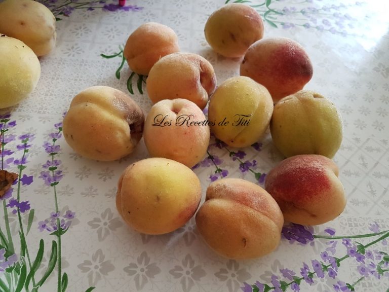 Tarte aux pêches de vigne Les Recettes de Titi