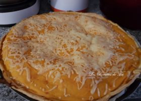 Tarte au potiron et lardons