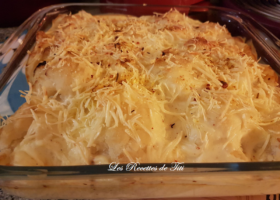 Gratin de chou fleurs à la béchamel