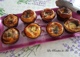 Roulés feuilletés jambon-fromage