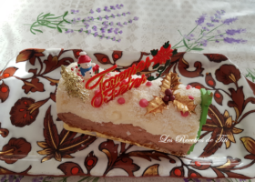 Bûche aux 2 chocolats