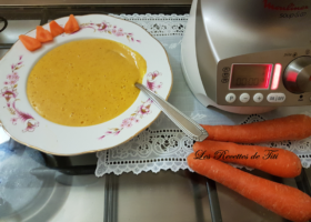 Crème de carottes au Quinoa de Lucy