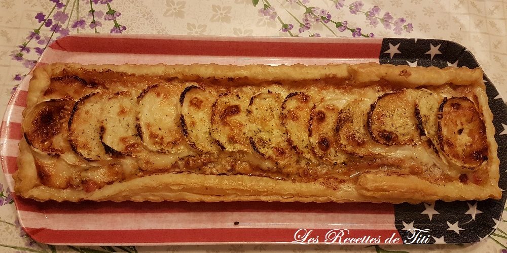 Tarte au chèvre et au miel