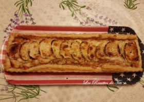 Tarte au chèvre et au miel