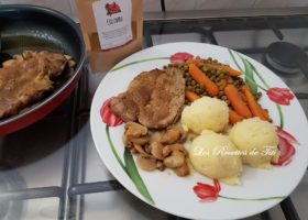 Côtelettes de porc au colombo