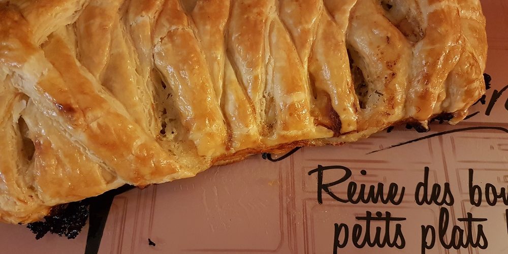 Feuilleté lardons champignons