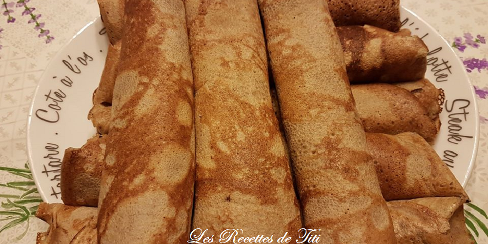 Crêpes au fromage et aux lardons