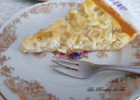 Tarte à la rhubarbe maison