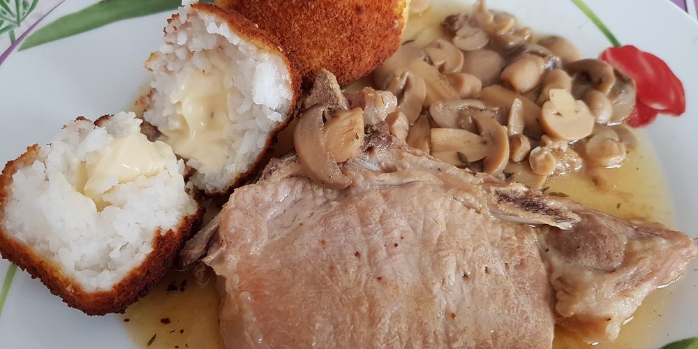 Boulettes de riz au fromage