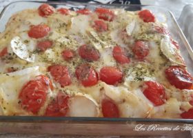 Clafoutis aux tomates cerises à l’amande de Gigi