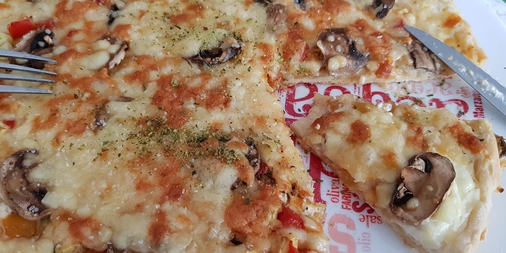 Pizza végétarienne maison