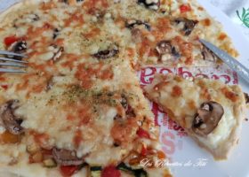 Pizza végétarienne maison