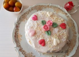 Gâteau nuage lorrain garni aux mirabelles
