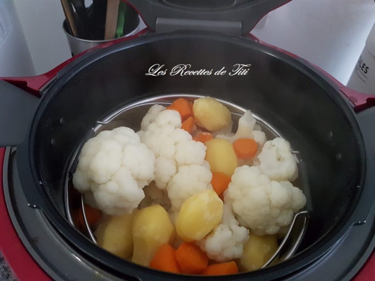 Choux-fleurs, carottes et pommes de terres au Cookeo | Les Recettes de Titi