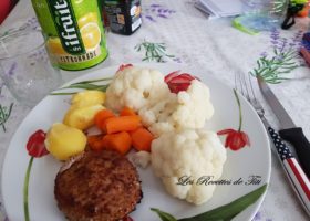 Choux-fleurs, carottes et pommes de terres au Cookeo
