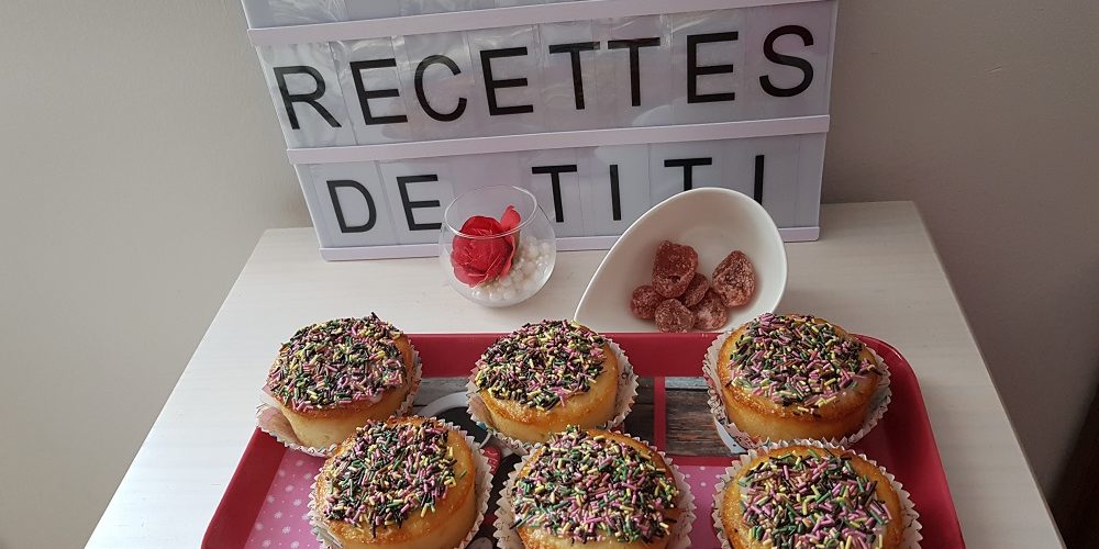 Muffins aux fraises séchées