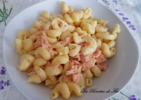 Pâtes au saumon fumé au Cookeo