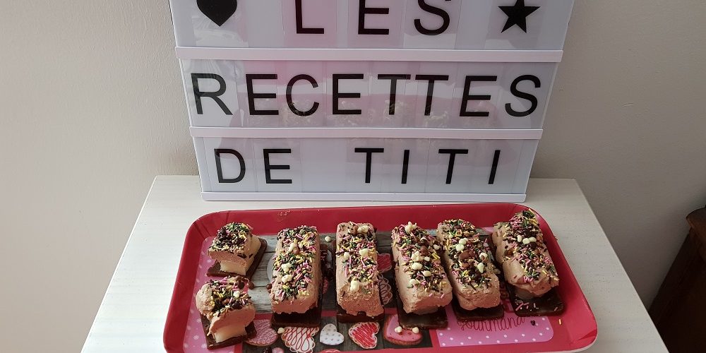 Mini bûchettes choco-poire-spéculoos
