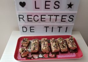 Mini bûchettes choco-poire-spéculoos