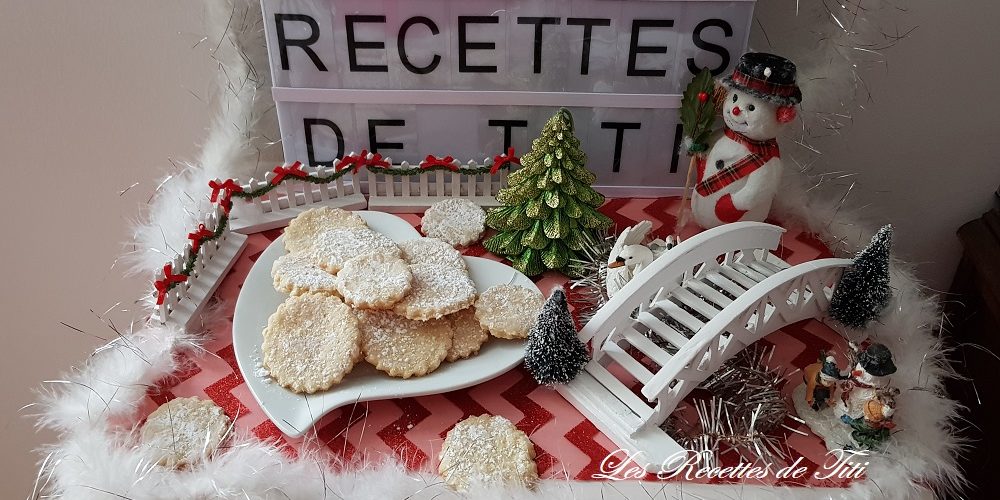 Sablés à la noix de coco